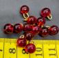 Preview: Glass button red