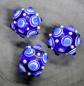 Preview: Augenperle blau weiß cobalt