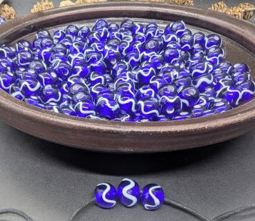 Perle Haithabu blau