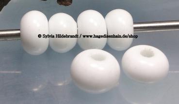 white beads