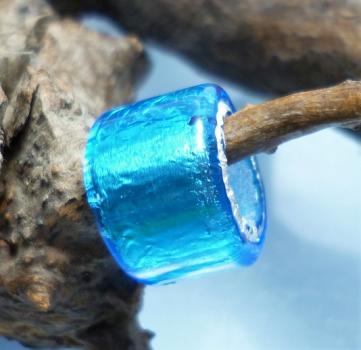Dreadperle türkis Silber