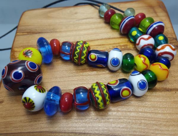 glass bead chain  "Birka"