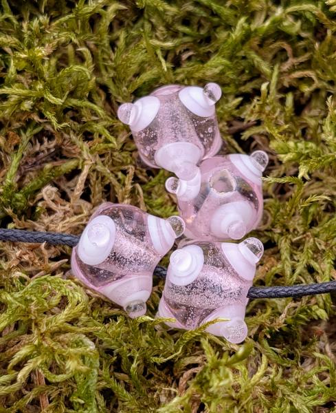 Augenperle pink transparent