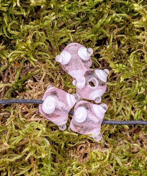Augenperle pink transparent